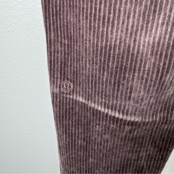 Lululemon Tapered Leg Corduroy Velvet Espresso Brown Jogger Pants Size 4 - Picture 7 of 10
